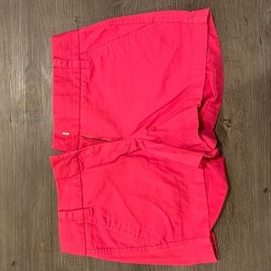 Raspberry pink J. Crew chino shorts size 2